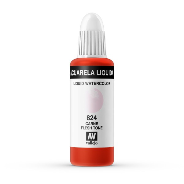 Vallejo Liquid Watercolor 32ml Number 824 Color Flesh