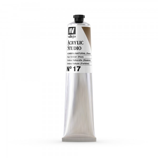 Acrylic Studio Vallejo Tube 58ml Anzahl 17 Farbe Naturfarbton