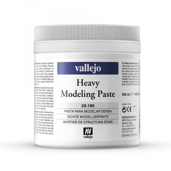 Vallejo dense modeling paste Number 28 186 500ml