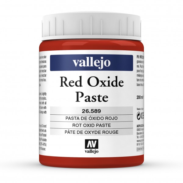 Pasta óxido rojo Vallejo - Número 26.589 - 200ml