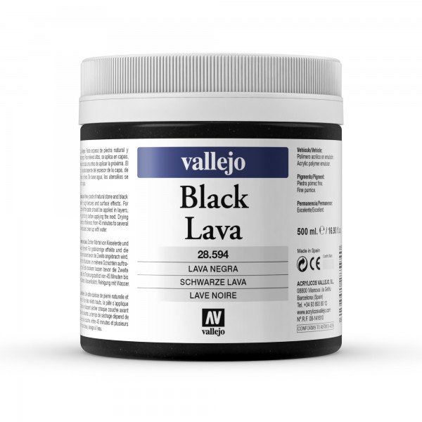 Black lava Vallejo asphalt Number 26 214 200ml