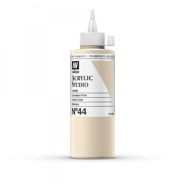 Acrylic Studio Vallejo 200ml Número 44 Color Carne