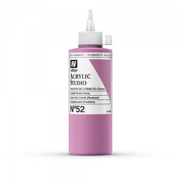 Acrylic Studio Vallejo 200ml Number 52 Color Cobalt Violet