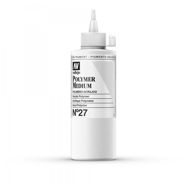 Acrylpolymermedium Vallejo Nummer 27 200ml