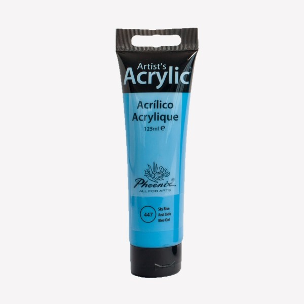 Acrylic Studio Phoenix Arts 125ml Number 447 Color Sky Blue