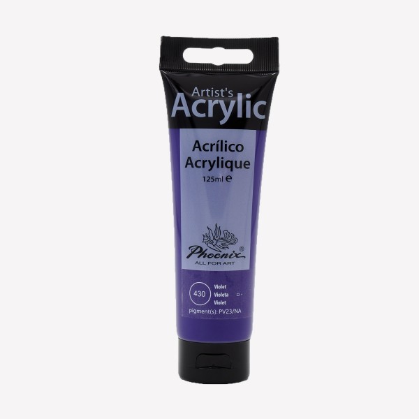 Acryl Studio Phoenix Arts 125ml Nummer 430 Farbe Violett