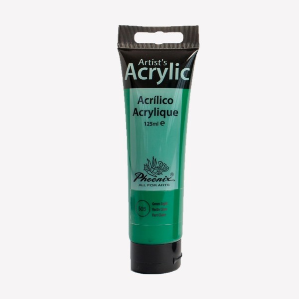 Acrílico Studio Phoenix Arts 125ml Número 505 Color Verde Claro