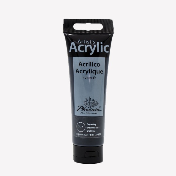 Acrylic Studio Phoenix Arts 125ml Number 797 Color Payne Gray