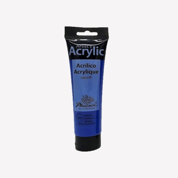 Acrylic Studio Phoenix Arts 125ml Nummer 466 Farbe Primäres Cyanblau