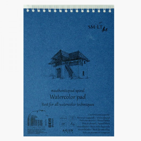 Smlt Art Bloc para acuarela authenticpad 280gr A4 35 Hojas