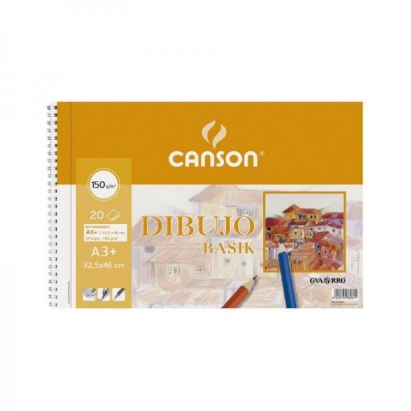 Canson Guarro Drawing Pad Basik 150gr A3 20 Sheets Mircoperforated Sheets