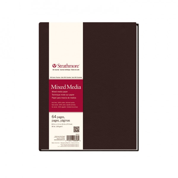 Strathmore Bloc Art Journal para Mixed Media Series 500 190gr 21 6x27 9cm 64 Hojas