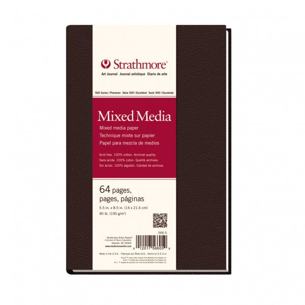 Strathmore Art Journal Pad for Mixed Media Series 500 190gr 14x21 6cm 64 Sheets