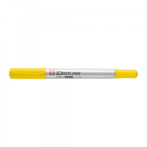 Sakura Talens IdentiPen Permanent Double Point Pen Color Yellow