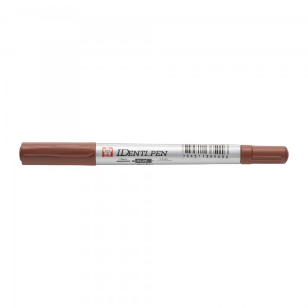 Sakura Talens IdentiPen Permanent Double Point Pen Farbe Braun