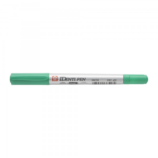 Sakura Talens Rotulador IdentiPen Permanente Doble Punta Color Verde