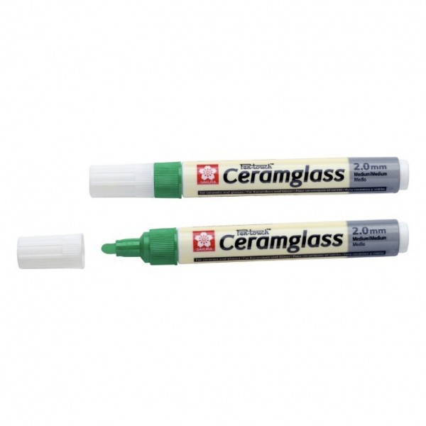 Sakura Talens Ceramic and glass marker PenTouch CeramGlass Medium Tip 2.0 mm Color Green