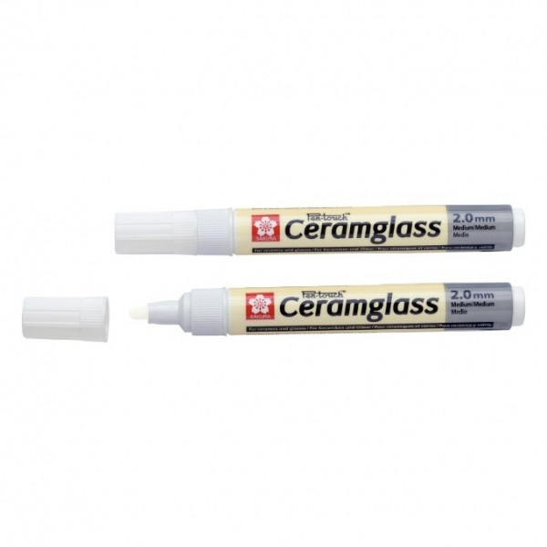 Sakura Talens Ceramic and glass marker PenTouch CeramGlass Medium Tip 2.0 mm Color White