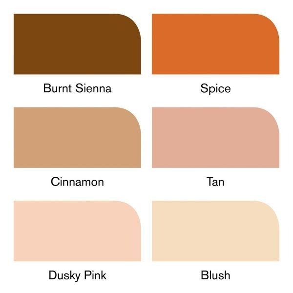 Winsor & Newton Marker Box Promarker Skin Tones 2 6 markers