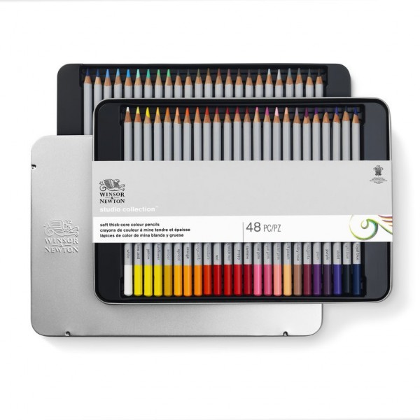 Winsor & Newton Pencil Box Colored pencils 48 pencils