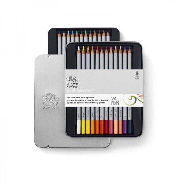 Winsor & Newton Pencil Box Colored pencils 24 pencils