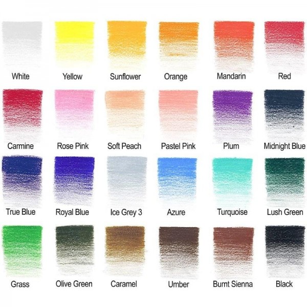 Winsor & Newton Bleistift-Box Farbstifte 24 Stifte