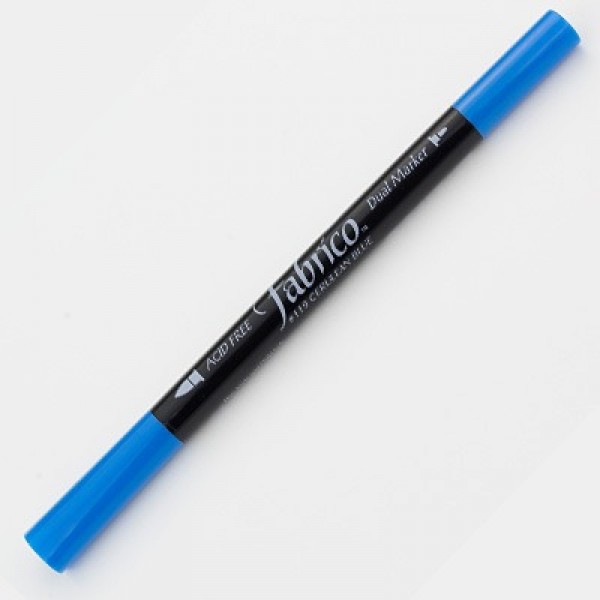 Fabrico Textilmarker Doppelmarker Nummer 119 Farbe Cerulean Blue