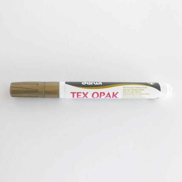 Darwi - Rotulador textil - Text Opak - Color: Oro