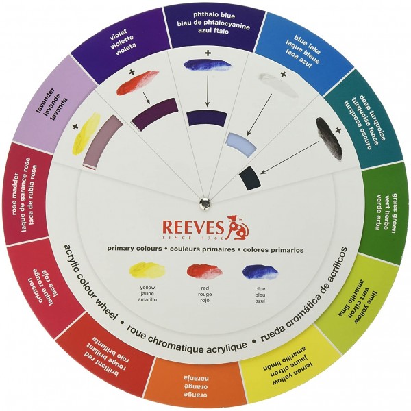 Reeves Chromatic Wheel for acrylic colors