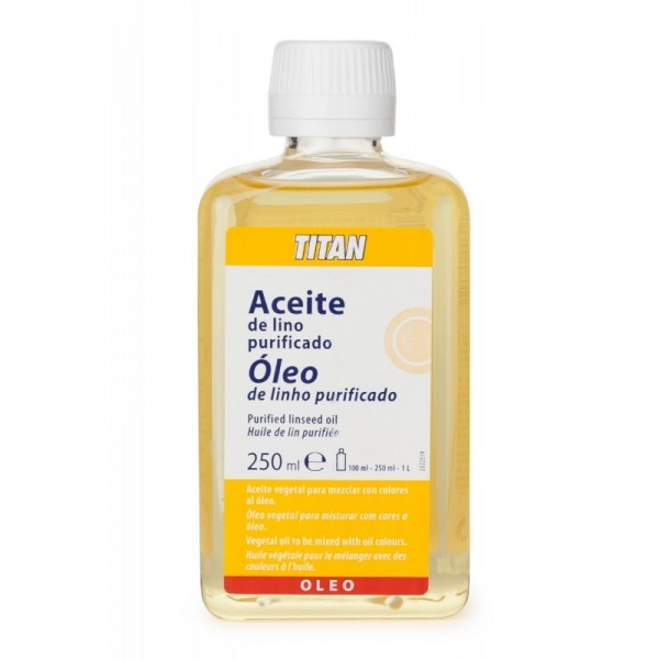 Titan Aceite de Lino para Óleo 1L