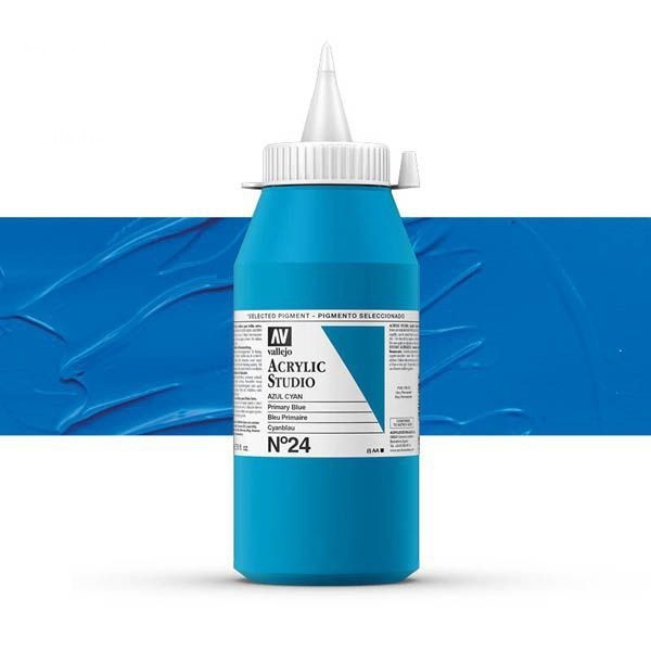 Acrylic Studio Vallejo 1L Anzahl 24 Farbe Blau