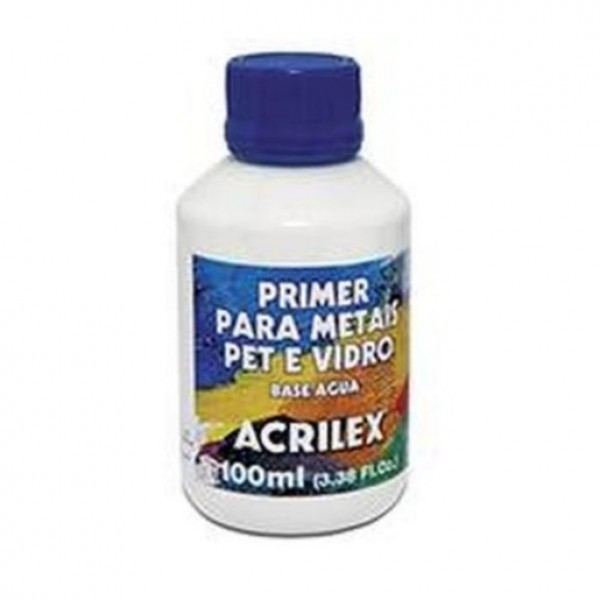 Acrilex Primer for Metals Pet Glass 100ml