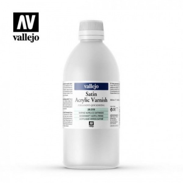 Barniz Acrílico Satinado Permanente Vallejo Número 28 519 500ml