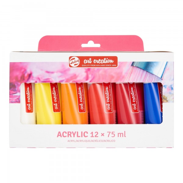 Art Creation Set de Acrílicos 75 ml 12 colores