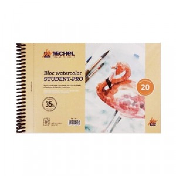 Michel Bloc para acuarela A3 Student Pro 300G 20H