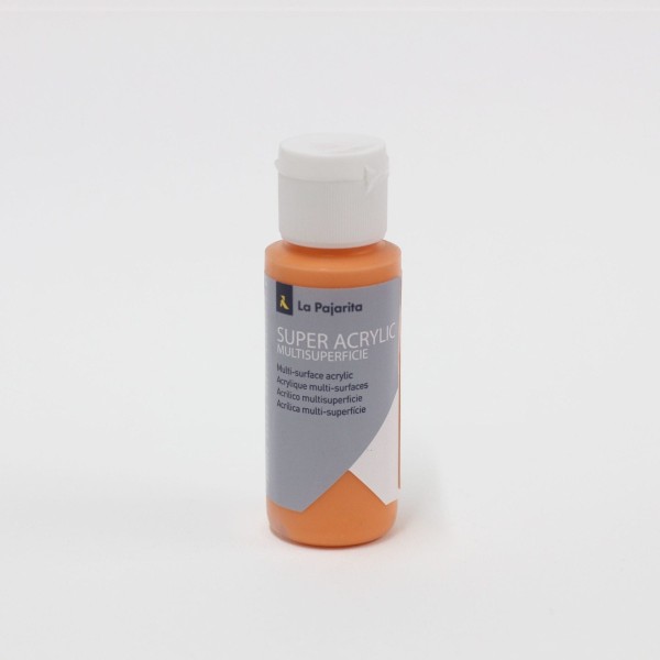 La Pajarita Paint 178076 Super Acrylic A-07 Orange 60ml