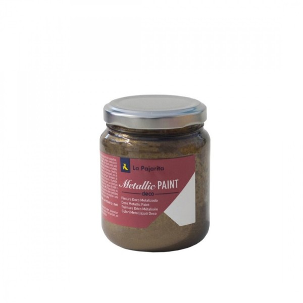 La Pajarita Metallic Acrylfarbe auf Wasserbasis MEP-04 Royal Gold 175ml