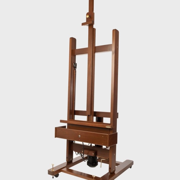 Mabef Studio Easel M/06 Large with Rack and Wheels Assembled, Adjusted and Tested