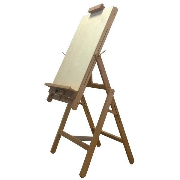 Mabef Studio Easel M/06 Large with Rack and Wheels Assembled, Adjusted and Tested