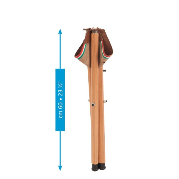 Mabef Asiento plegable de cuero M39