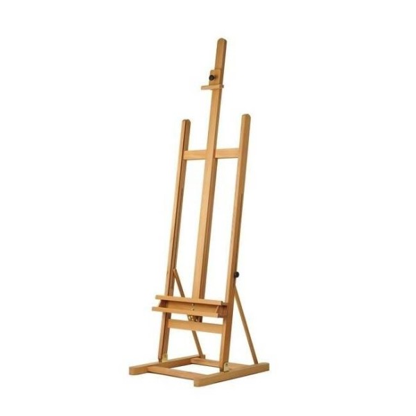 Mabef Studio Easel M/06 Large with Rack and Wheels Assembled, Adjusted and Tested