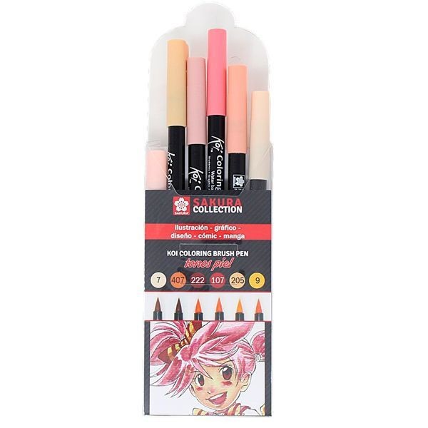 Sakura Koi Coloring Tonos Titanbuff Estuche 6