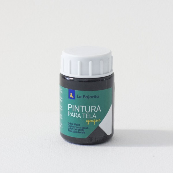 Pintura Textil La Pajarita TO-18 Negro 35 ml