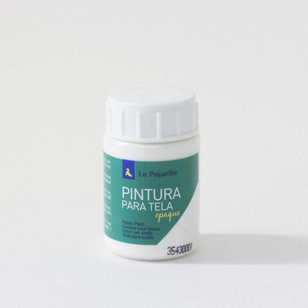 Pintura Textil La Pajarita TO-01 Blanco 35 ml