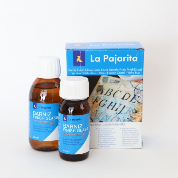 La Pajarita Barniz Epoxi dos componentes efecto cristal 180 ml