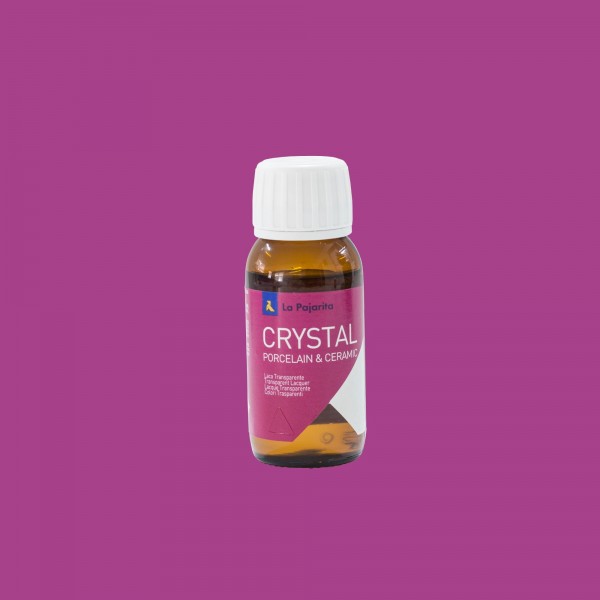 La Pajarita Kristalllack für Porzellan und Keramik C-17 Magenta 50 ml