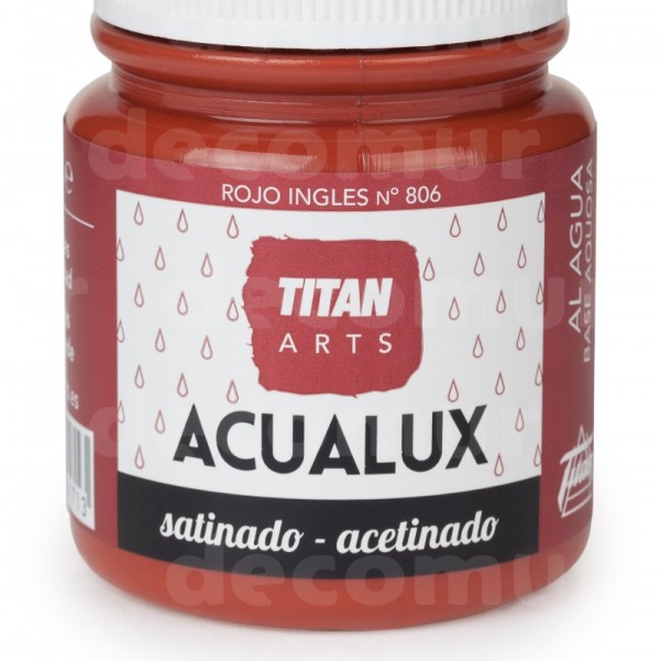 Acualux Satin 100ml English Red 806