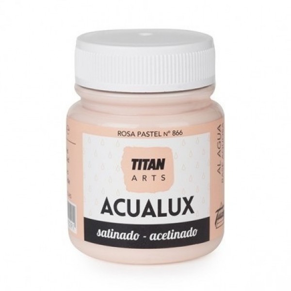 Titan Acualux Satinado 100ml Rosa Pastel 866