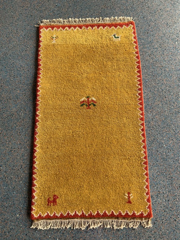 Gabhe India Rug A 140x70cm Handmade 100% Wool