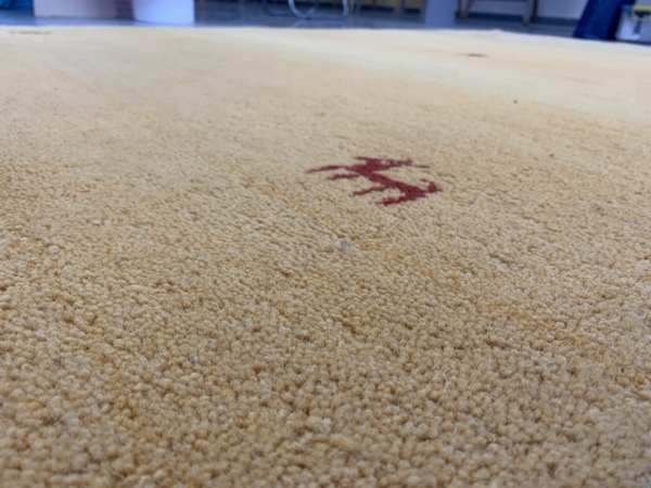 Gabhe 2 Indien Teppich 140x200cm Handgefertigt 100% Wolle